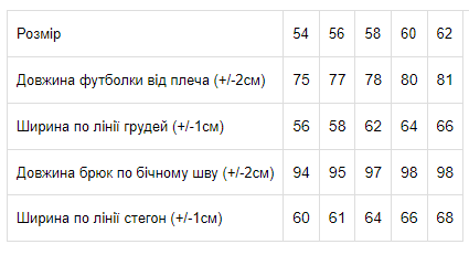 Комплект жіночий (футболка+брюки) Носи своє 58 Синій (p-4740-191832) | Зображення 1