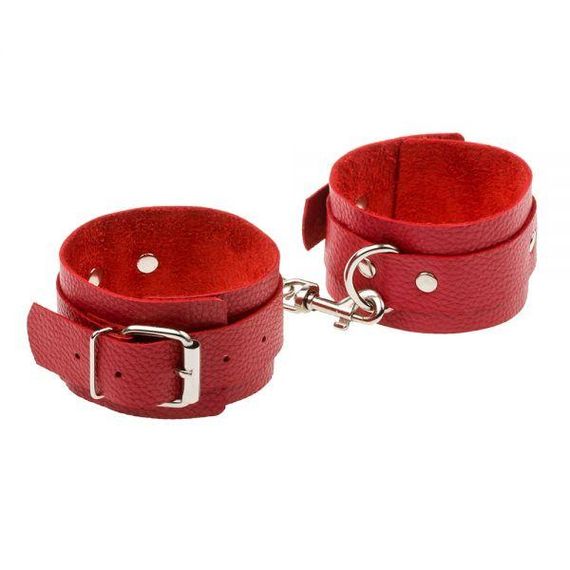 Оковы Leather Standart Leg Cuffs, Red Sex Aura