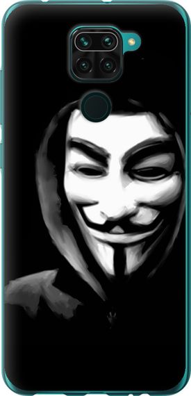 Чехол на Xiaomi Redmi Note 9 Анонимус "832u-2017-17620"