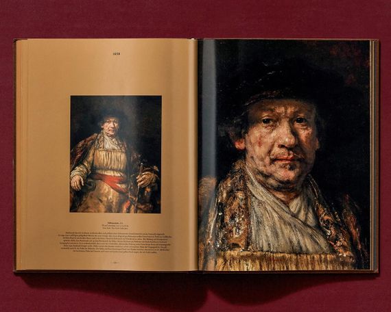 Рембрандт книга с набором автопортретов Rembrandt. Die Selbstporträts. Marieke de Winkel живопись книги | Зображення 9