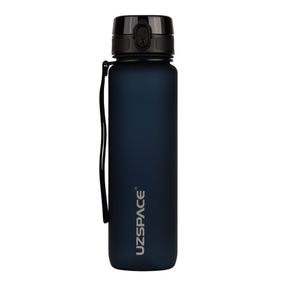 Бутылка для воды UZSPACE 3038(Dark-Blue) 1000 мл, темно-синяя