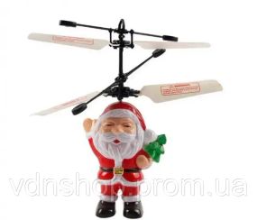 Летающая игрушка Flying Santa летающий Дед Мороз Cанта Клаус