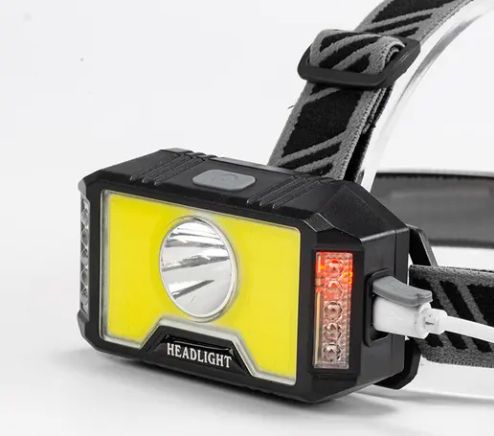 Фонарь аккумуляторный налобный SL-13 3W+COB10W | Зображення 1