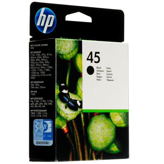 Картридж HP No.45 DJ9xx/11xx/1220/1280/P1000 black (51645AE) | Зображення 1
