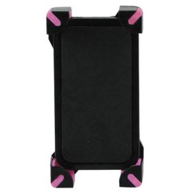 Велосипедний тримач для телефону універсальний CH-01 Чорний з рожевим