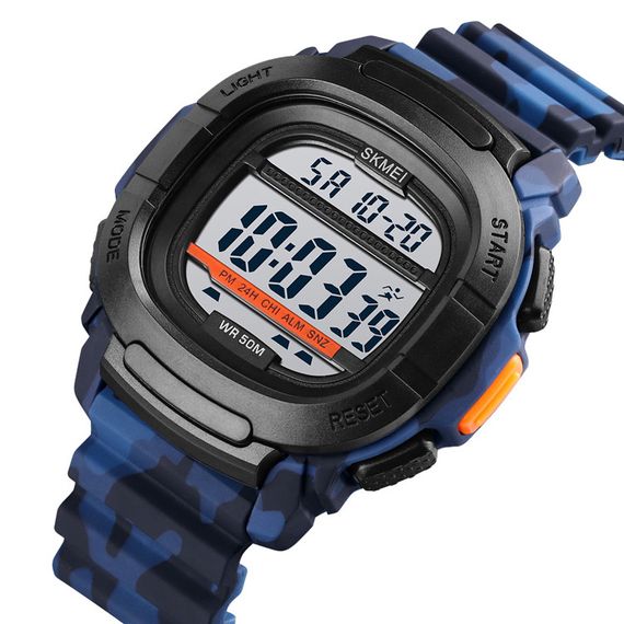Чоловічий годинник Skmei 1657CMBU Camouflage-Blue | Зображення 1