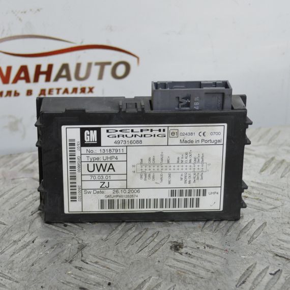 Модуль Bluetooth Opel Astra H III Zafira B блок комфорту Опель Астра Зафіра 13187911