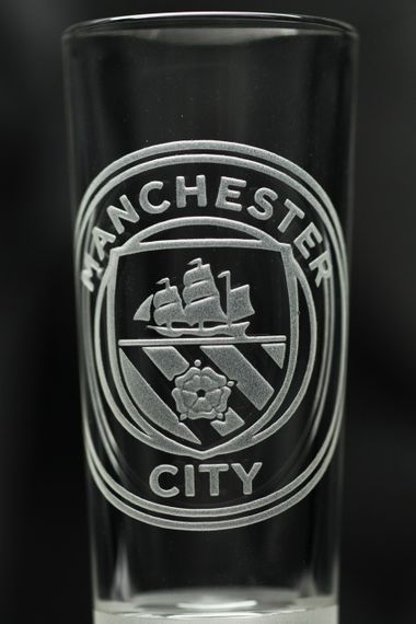 Чарка глянцева 60мл з гравіюванням футбольного клубу Манчестер Сіті | Зображення 2