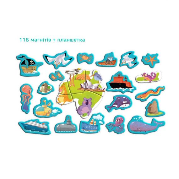 Розвиваюча магнітна гра "Карта планети" DoDo 200201 | Зображення 2