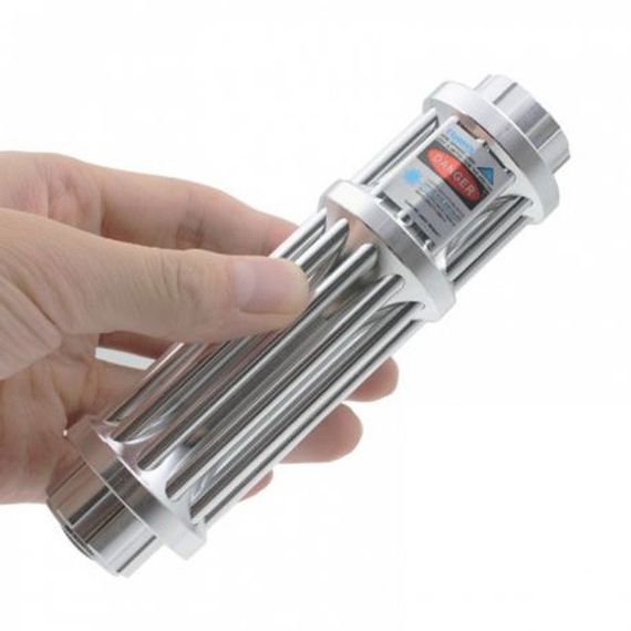 Мощнейшая Лазерная указка YX-B017, синий луч, 5 насадок, KO-442 аккумулятор 2х16340 | Зображення 1