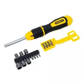 Викрутка Stanley Multibit реверсивна зі змінними вставками (STHT0-62574)