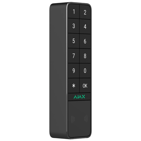 Ajax KeyPad Outdoor Jeweller (8EU) ASP black Бездротова клавіатура - Управління охороною | Зображення 1