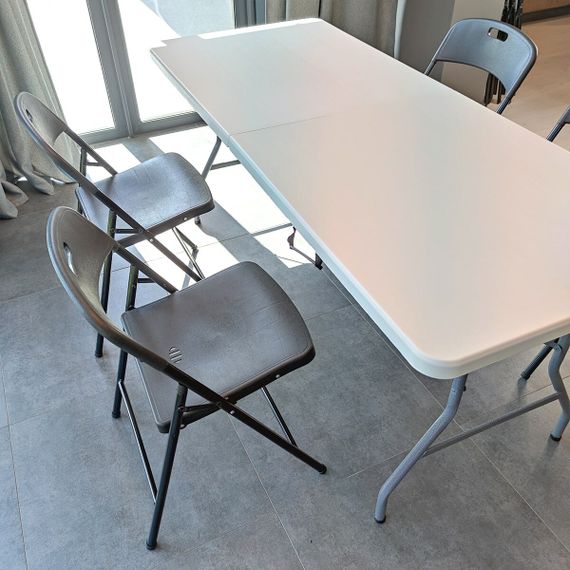 Складний стілець 46х52х79см Чорний SW-00001608 | Зображення 8