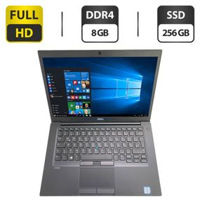 Ноутбук Dell Latitude 7480 / 14" (1920x1080) IPS / Intel Core i5-6300U (2 (4) ядра по 2.4 - 3.0 GHz) / 8 GB DDR4 / 256 GB SSD / Intel HD Graphics 520 / WebCam б/в