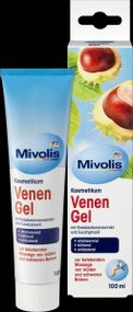 Гель Mivolis из конского каштана для поддержания капиллярного кровообращения, при варикозном расширении вен
