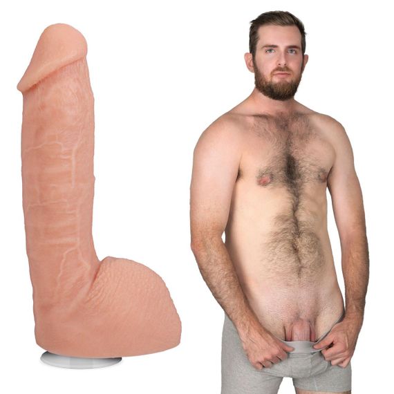 Фалоімітатор Doc Johnson Signature Cocks Girthmasterr 8.5 inch UltraSkyn (ушкодження на пакованні!!!) Sex Aura | Зображення 6