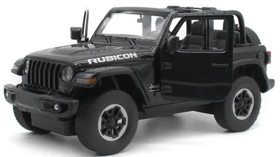 Машинка Rastar JEEP Wrangler Rubicon на радіокеруванні. 1:14. Чорний | Зображення 2