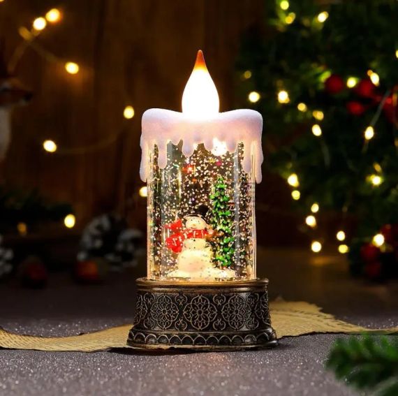 Новорічна декоративна музична свічка (SH2826) | Зображення 1