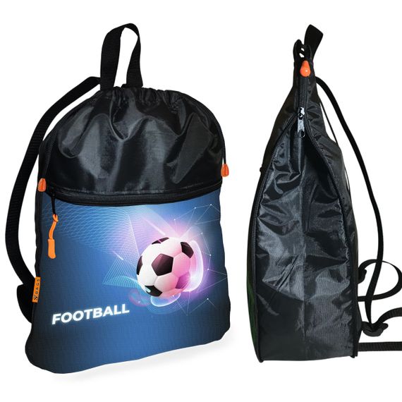 Рюкзак-мішок для взуття, спортивної форми Sport дитяча сумка для змінки з розширювачем (01410)