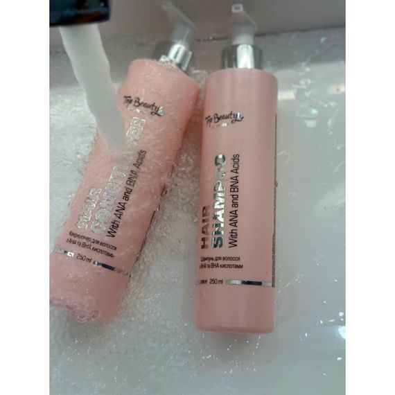 Кондиціонер для волосся з АНА та ВНА кислотами Top Beauty 250 мл | Зображення 2