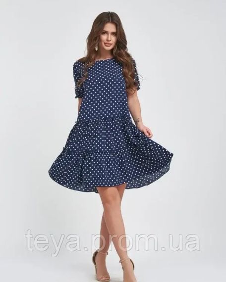Плаття для жінок колір темно-синій розмір S FI_000247