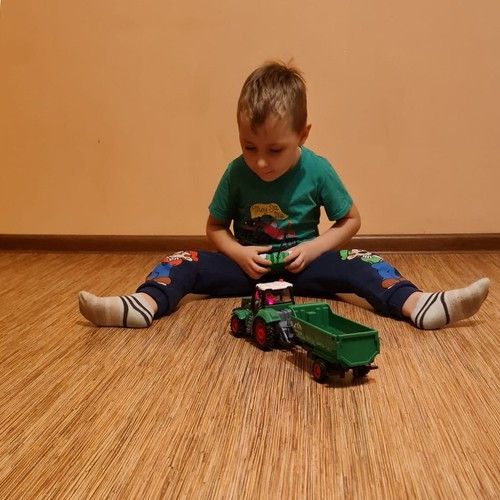 Іграшковий трактор з пультом ДУ та самоскидним причепом | Зображення 9