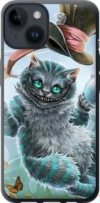 Чехол на iPhone 14 Чеширский кот 2 из силикона FCh_045152