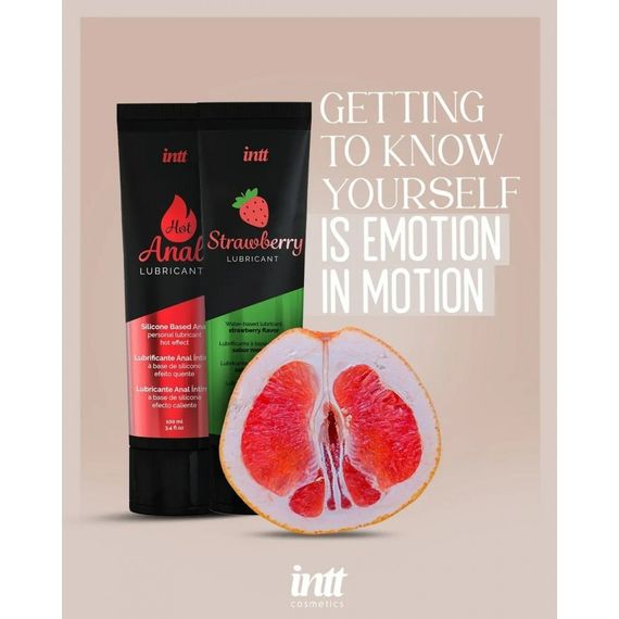 Їстівний лубрикант зі смаком бульби INTT Strawberry Lubrificant | Зображення 1