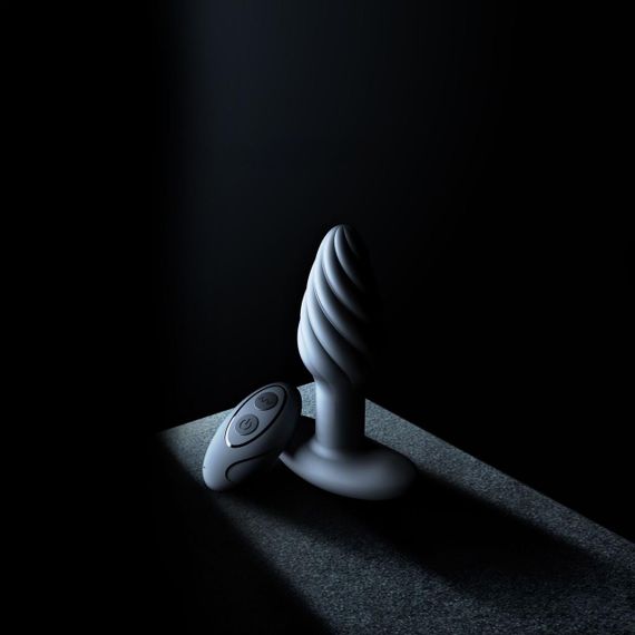 Анальная пробка с вибрацией и жемчужным массажем Dorcel Spin Plug, макс. диам. 3,8 см, пульт ДУ Sex Aura | Зображення 5