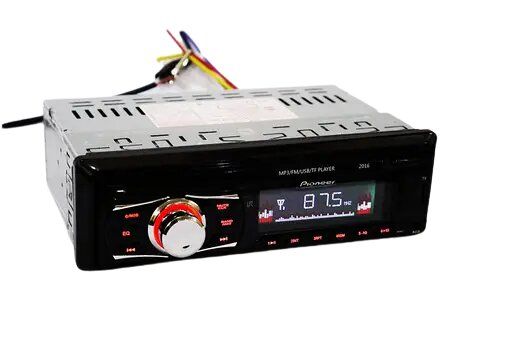 Автомагнитола 2016 1DIN USB 2.0 порт SD/MMC слот AUX черный (lp-83714_494) | Зображення 3