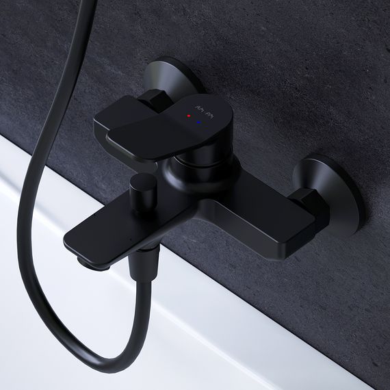 Змішувач для ванни та душу AM.PM X-Joy чорний (F85A10022) | Зображення 8