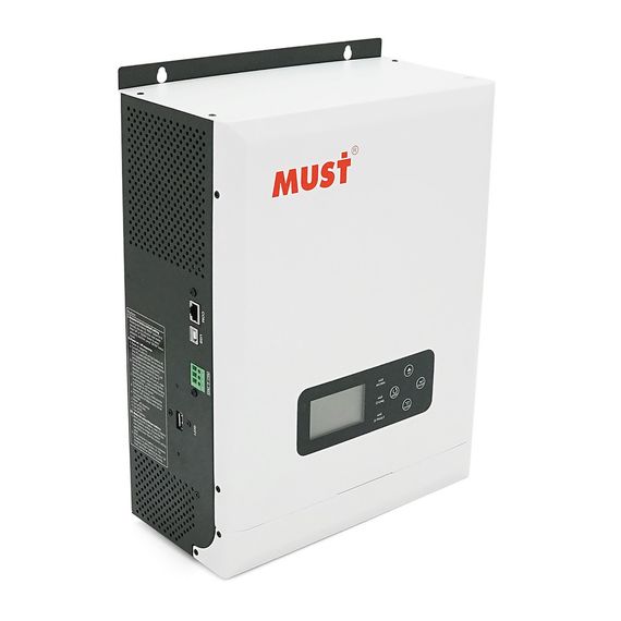 Гібридний інвертор MUST PV18-3024VMPK, 3000W, 24V, струм заряду 20/30A, 230V/13A, MPPT (60А, 145 Vdc), 272x355x100 мм, 7.8 кг