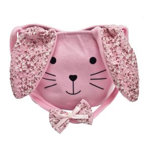 Детская сумочка "Зайчик" SK090D ушки, длинная ручка, 1 отделение-липучка