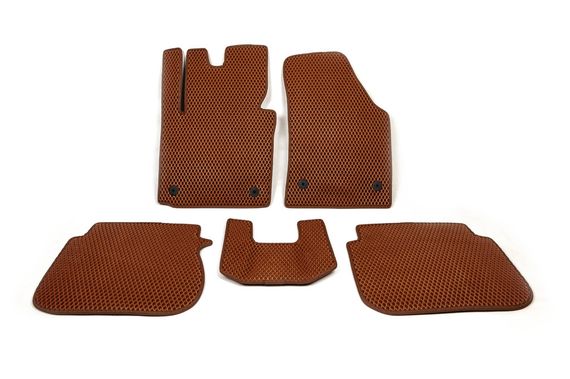 Коврики EVA (кирпичные) 2 шт, передние для Volkswagen Caddy 2004-2010 гг | Зображення 4