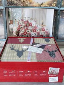 Постельное белье Belizza Border Фланель Хлопок Семейный размер