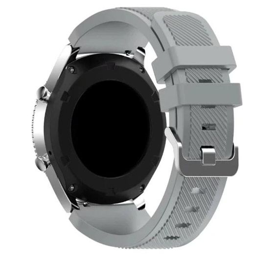 Силіконовий ремінець Primo для годинника Samsung Gear S3 Classic SM-R770 / Frontier RM-760 - Grey | Зображення 1
