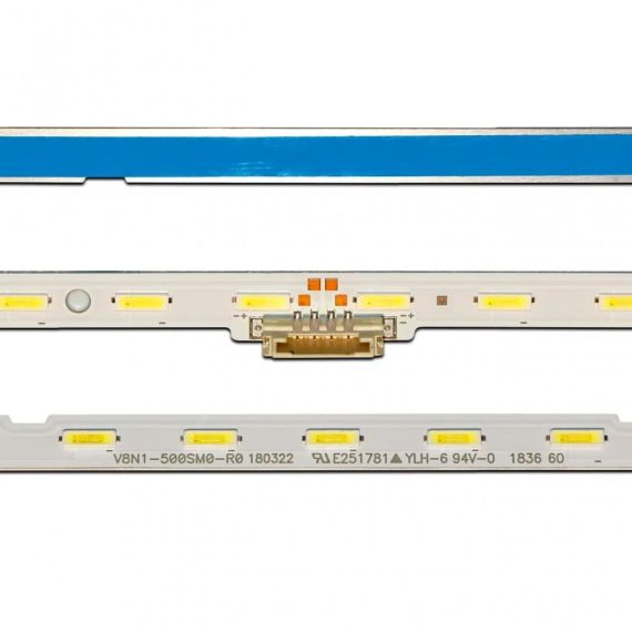 Підсвітка Samsung AOT_50_NU7300_NU7100_2X38_3030C JL.E500K2330-408BS-R7P-M-HF TV 50" inch 38-led  2шт. Світлодіод 7х2 мм | Зображення 1