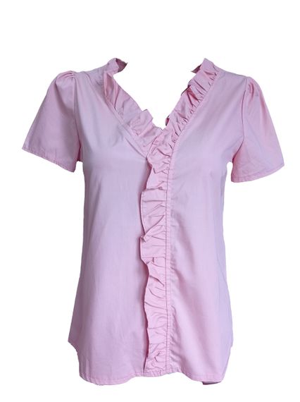 Блуза з коротким рукавом М&M філетовий розмір S (213842)