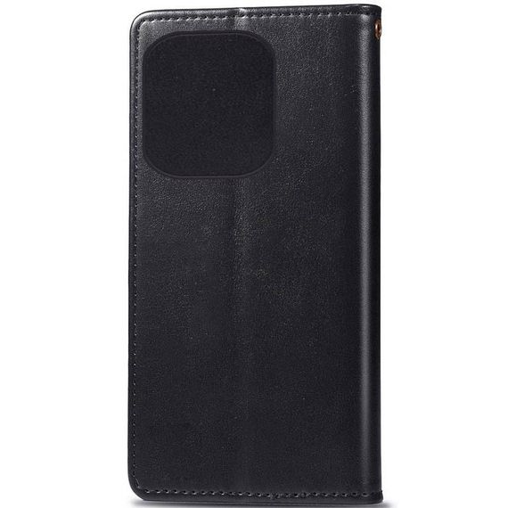 Шкіряний чохол-книжка GETMAN Gallant (PU) для TECNO Spark 10C Штучна шкіра, Слот для візитки, Чорний | Зображення 1