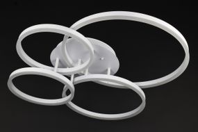 Люстра світлодіодна стельова LED світильник для квартири на стелю лед з пультом 27779 Білий 13х75х81 см.