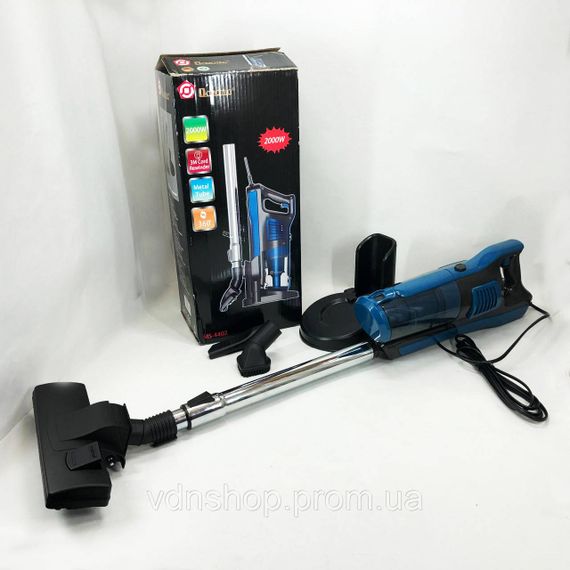 Качественный вертикальный пылесос с аккумулятором Domotec MS-4402 220 V, Вертикальный циклонный пылесос NC-45 | Зображення 1