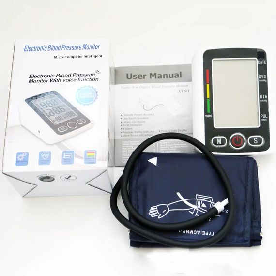 Плечовий автоматичний тонометр LUX X-180 з великим екраном, вимірювач тиску людини | Зображення 4