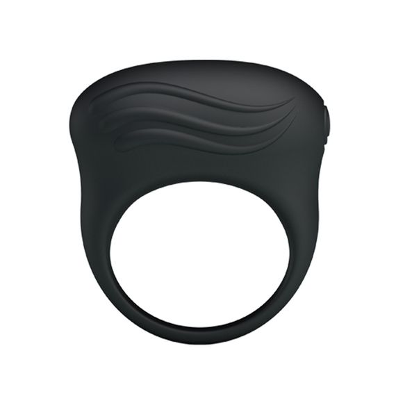 Ерекційне кільце - Pretty Love Bertram Penis Ring Black | Зображення 4