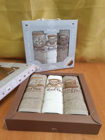 Набір рушників Nilteks 127753 Туреччина 50*30  Махра Різні кольори