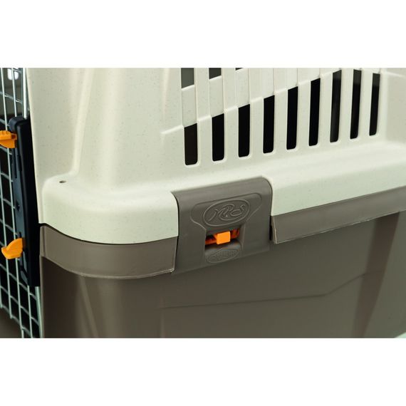 Контейнер-переноска Trixie для собак Skudo 3 вагою до 24 кг коричнева пластик розмір S 40x39x60 см | Зображення 3