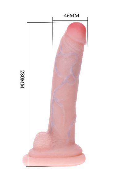 Фалоімітатор гігант на присосці Baile Super Saver, BW-008076NG sexstyle | Зображення 13