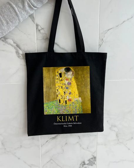 Екошопер Букопт ВК4064 KLIMT «Поцілунок» Чорний | Зображення 7