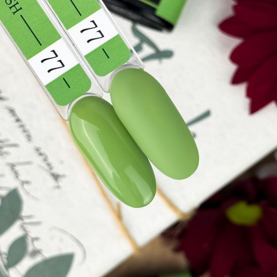 Гель-лак Crooz 77 (светло-оливковый) 8мл | Зображення 3