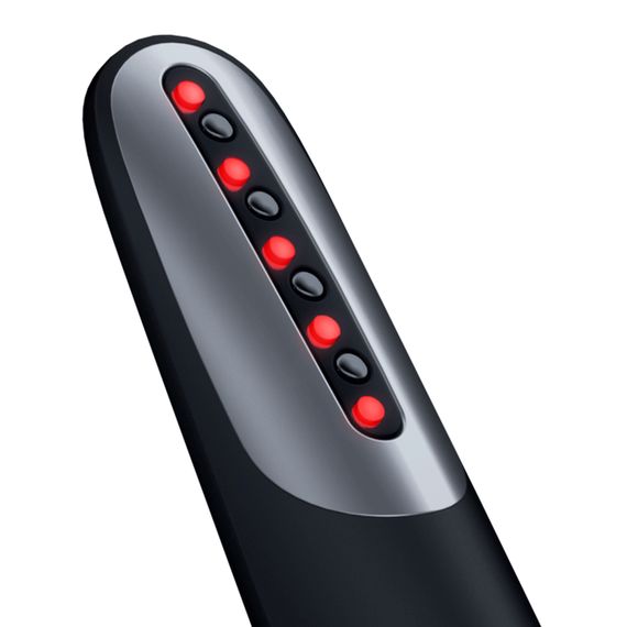 Пристрій для зміцнення і тонізації шкіри обличчя GESKE Skin Firming Wand 7в1 starlight, Чорний | Зображення 4