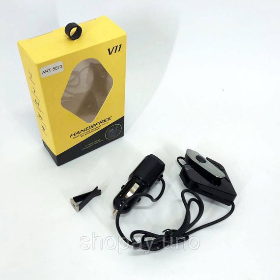 Bluetooth через прикуриватель, Блютуз фм трансмиттер, Автомобильный bluetooth передатчик CR-82 | Зображення 3